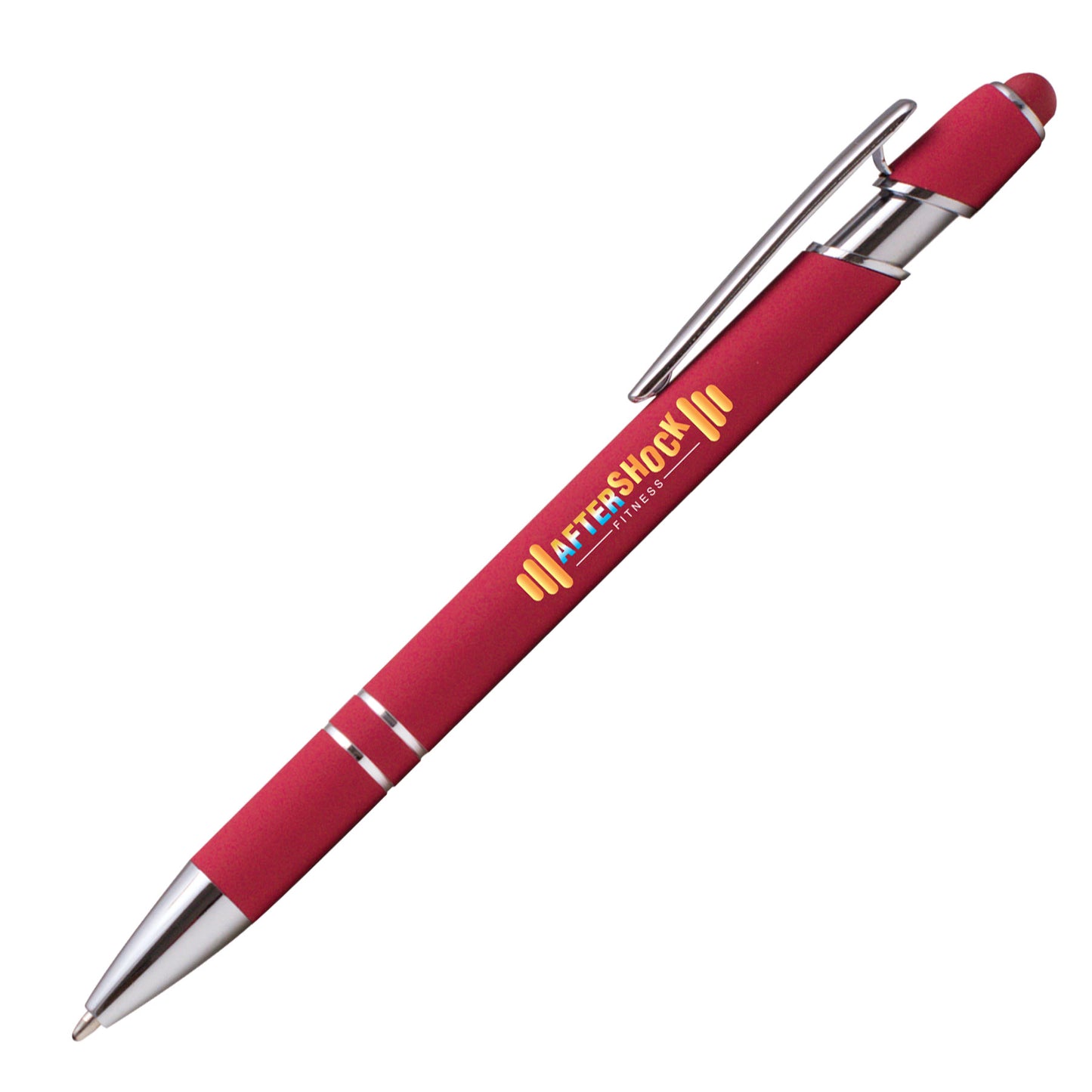 Red Soft Touch Stylus Pen