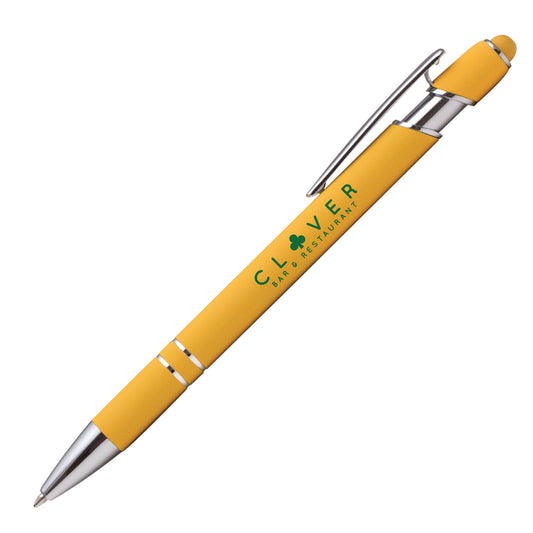 Yellow Soft Touch Stylus Pen