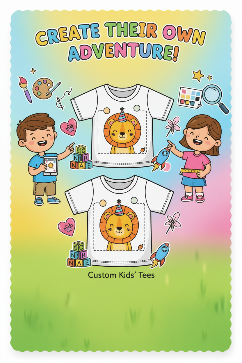 Mobile-Friendly Kids T-Shirt Banner