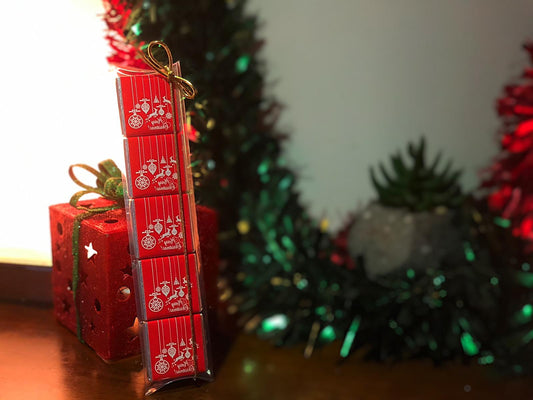 Christmas Chocolate Gift 5 Pack- Red - Detail Gifts